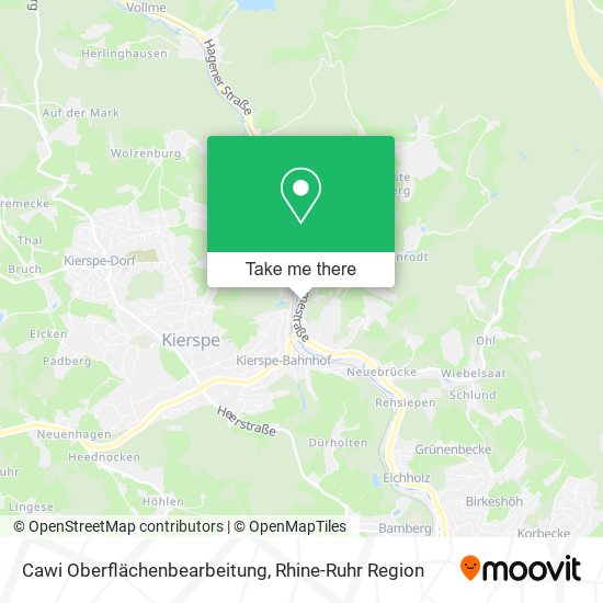 Cawi Oberflächenbearbeitung map