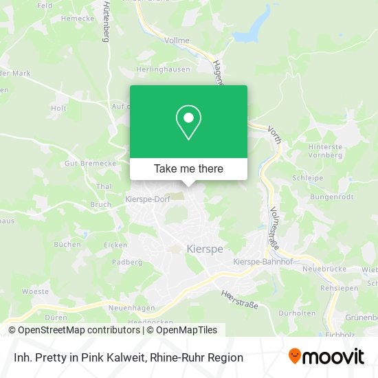 Inh. Pretty in Pink Kalweit map