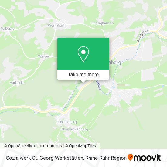 Sozialwerk St. Georg Werkstätten map