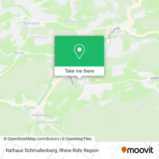 Rathaus Schmallenberg map