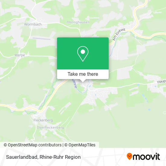 Sauerlandbad map