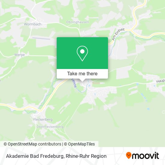 Akademie Bad Fredeburg map
