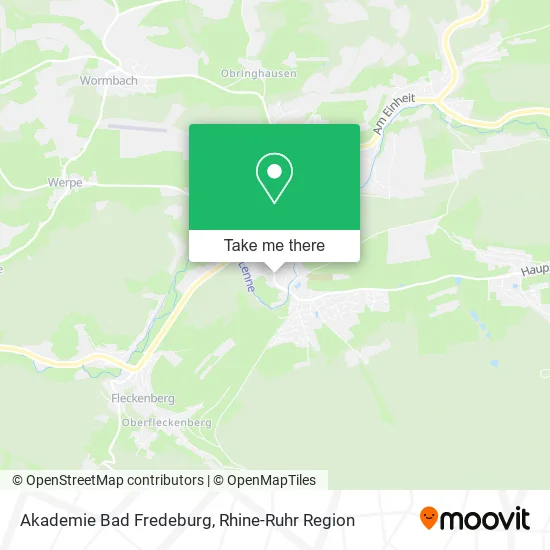 Карта Akademie Bad Fredeburg