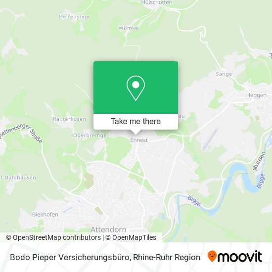 Bodo Pieper Versicherungsbüro map