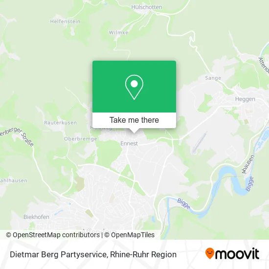 Карта Dietmar Berg Partyservice