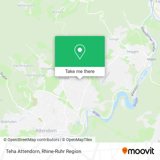 Карта Teha Attendorn