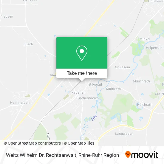 Карта Weitz Wilhelm Dr. Rechtsanwalt