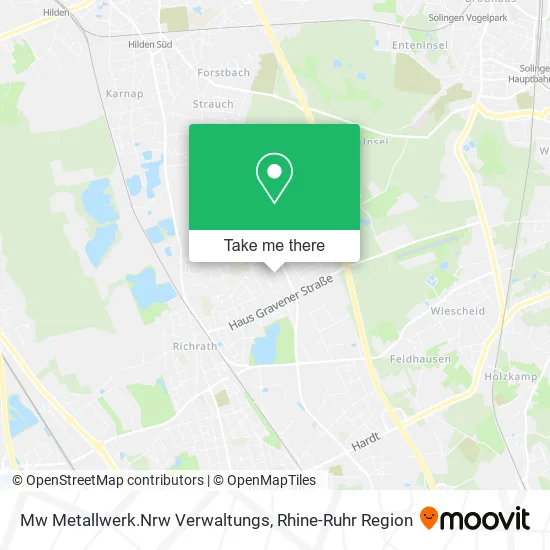 Карта Mw Metallwerk.Nrw Verwaltungs