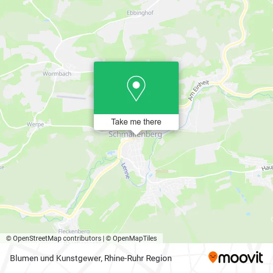 Карта Blumen und Kunstgewer