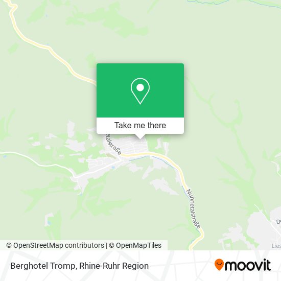 Berghotel Tromp map