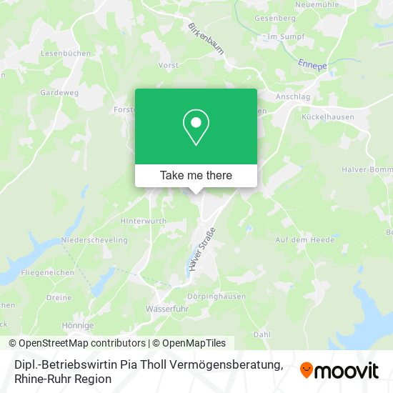 Dipl.-Betriebswirtin Pia Tholl Vermögensberatung map