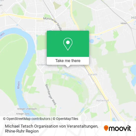 Карта Michael Tetsch Organisation von Veranstaltungen