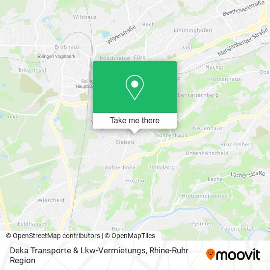 Deka Transporte & Lkw-Vermietungs map