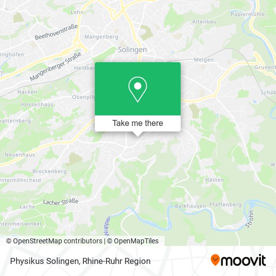 Physikus Solingen map