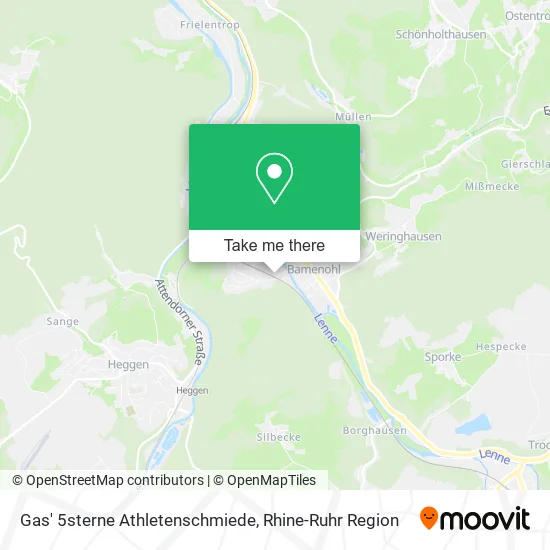 Карта Gas' 5sterne Athletenschmiede