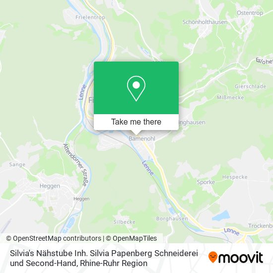 Silvia's Nähstube Inh. Silvia Papenberg Schneiderei und Second-Hand map