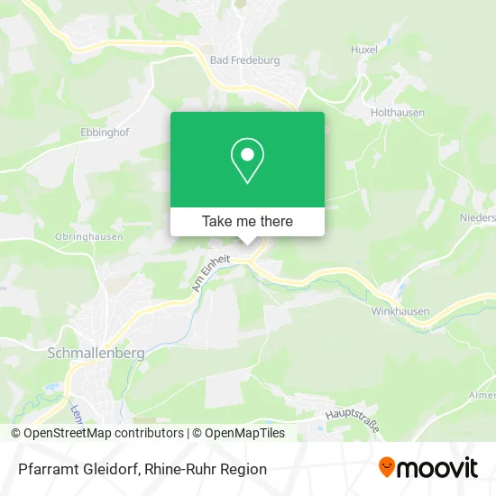 Карта Pfarramt Gleidorf