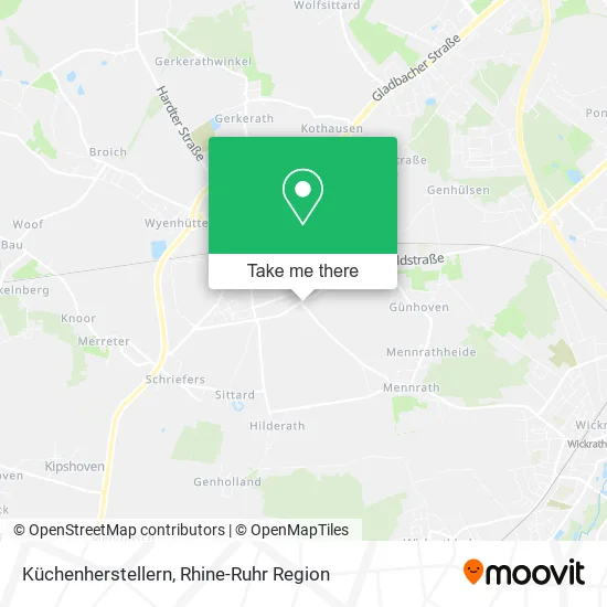 Карта Küchenherstellern