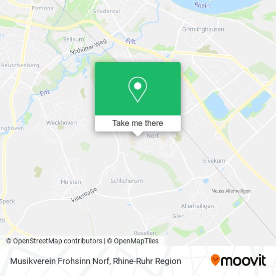 Musikverein Frohsinn Norf map