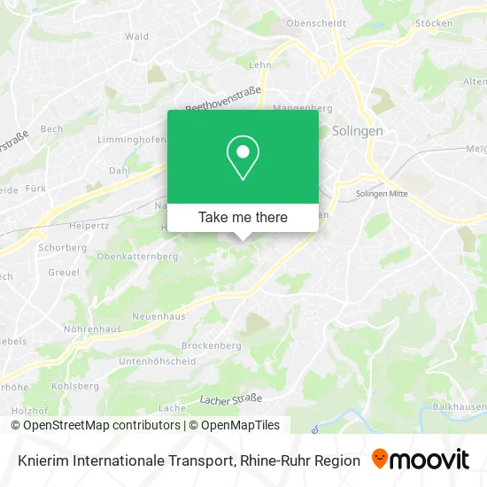 Карта Knierim Internationale Transport