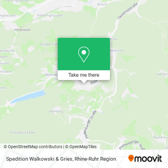 Spedition Walkowski & Gries map