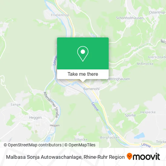 Карта Malbasa Sonja Autowaschanlage