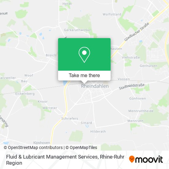 Fluid & Lubricant Management Services map