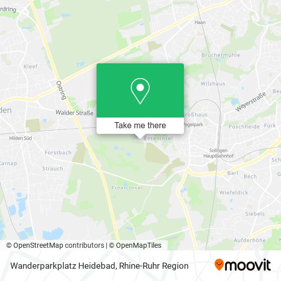 Wanderparkplatz Heidebad map