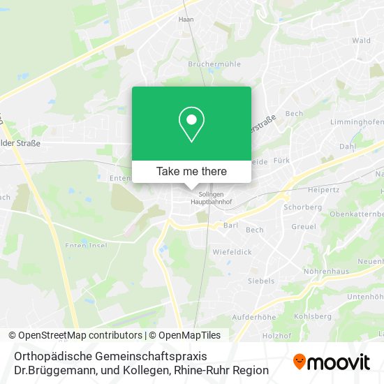 Orthopädische Gemeinschaftspraxis Dr.Brüggemann, und Kollegen map