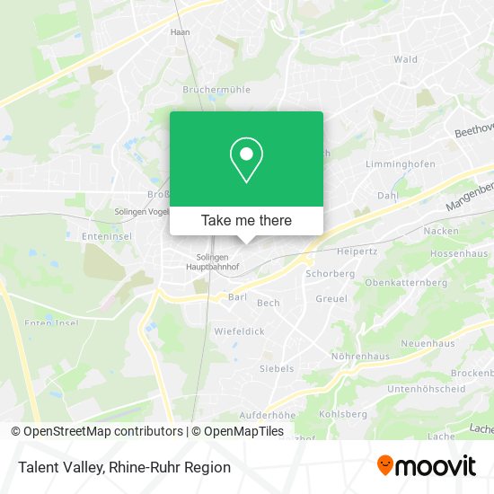 Talent Valley map