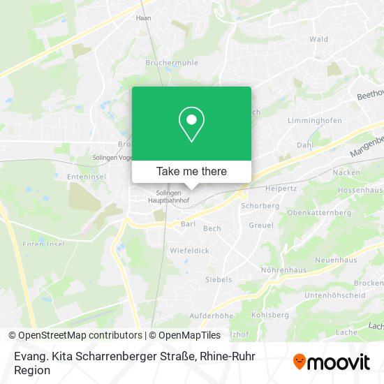 Evang. Kita Scharrenberger Straße map