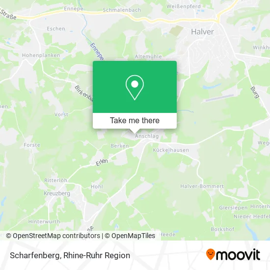 Карта Scharfenberg