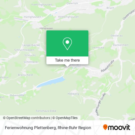 Ferienwohnung Plettenberg map