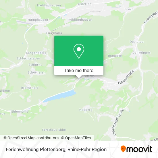Карта Ferienwohnung Plettenberg