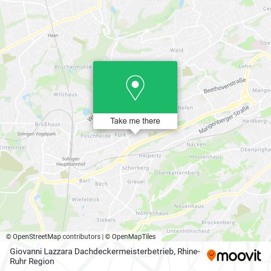 Карта Giovanni Lazzara Dachdeckermeisterbetrieb