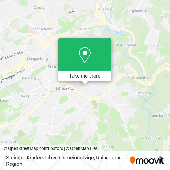 Solinger Kinderstuben Gemeinnützige map