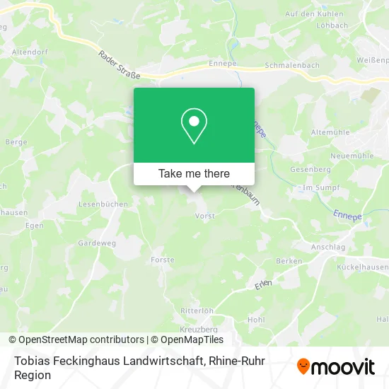 Карта Tobias Feckinghaus Landwirtschaft