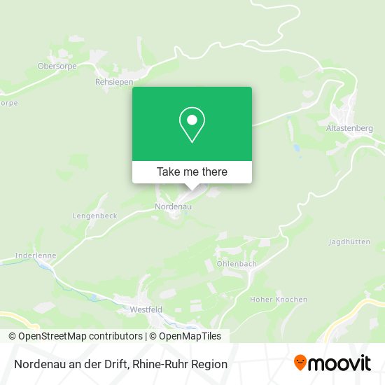 Nordenau an der Drift map