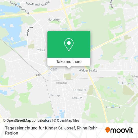 Карта Tageseinrichtung für Kinder St. Josef