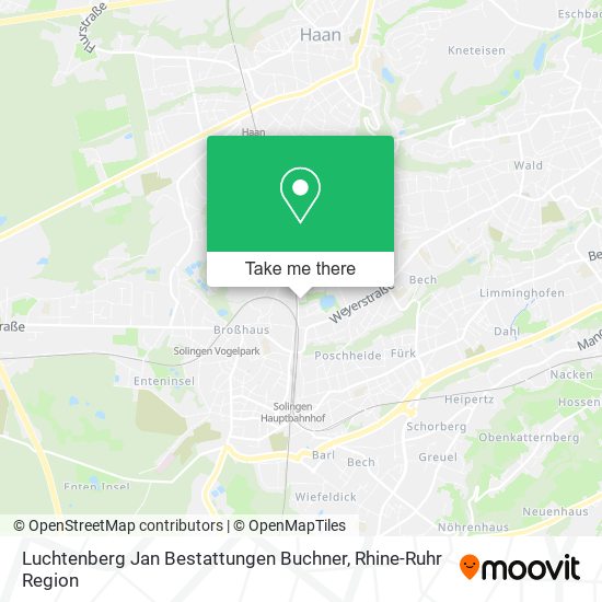 Карта Luchtenberg Jan Bestattungen Buchner
