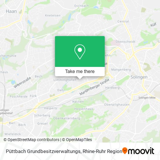 Püttbach Grundbesitzverwaltungs map