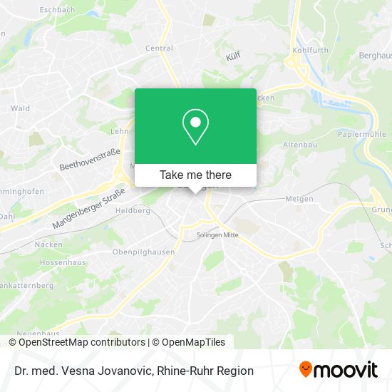 Dr. med. Vesna Jovanovic map