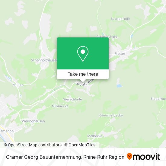 Cramer Georg Bauunternehmung map