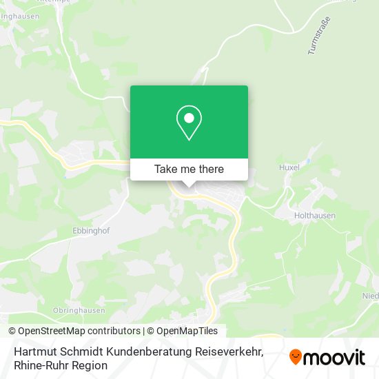 Hartmut Schmidt Kundenberatung Reiseverkehr map