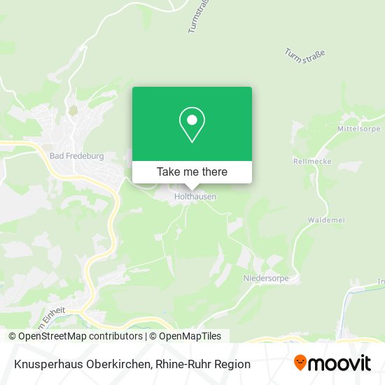 Knusperhaus Oberkirchen map