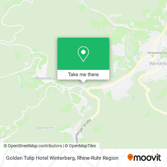 Golden Tulip Hotel Winterberg map