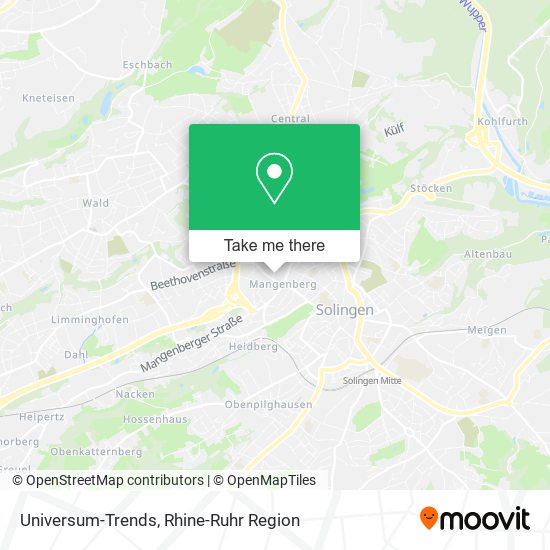 Universum-Trends map