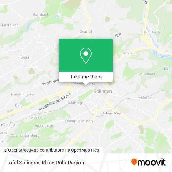 Карта Tafel Solingen
