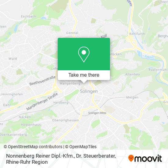 Nonnenberg Reiner Dipl.-Kfm., Dr. Steuerberater map