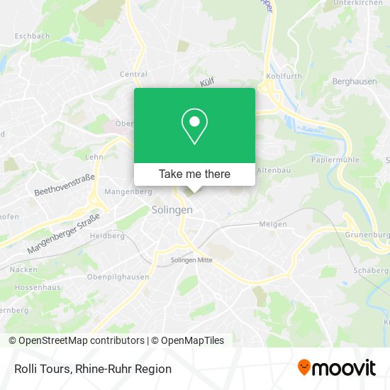 Rolli Tours map